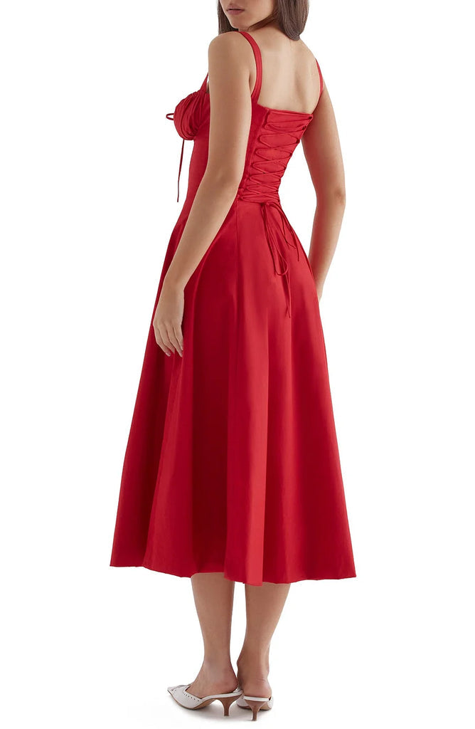 UrbanVibe™ FLORAL MIDRIFF WAIST SHAPER DRESS