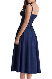 UrbanVibe™ FLORAL MIDRIFF WAIST SHAPER DRESS