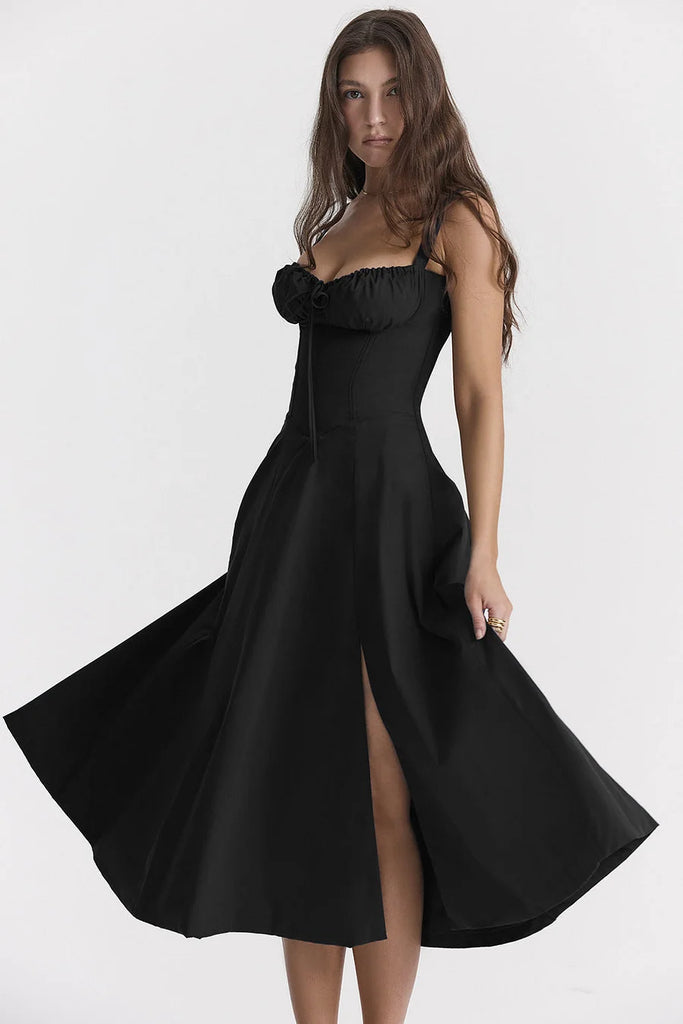 UrbanVibe™ FLORAL MIDRIFF WAIST SHAPER DRESS