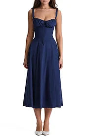 UrbanVibe™ FLORAL MIDRIFF WAIST SHAPER DRESS