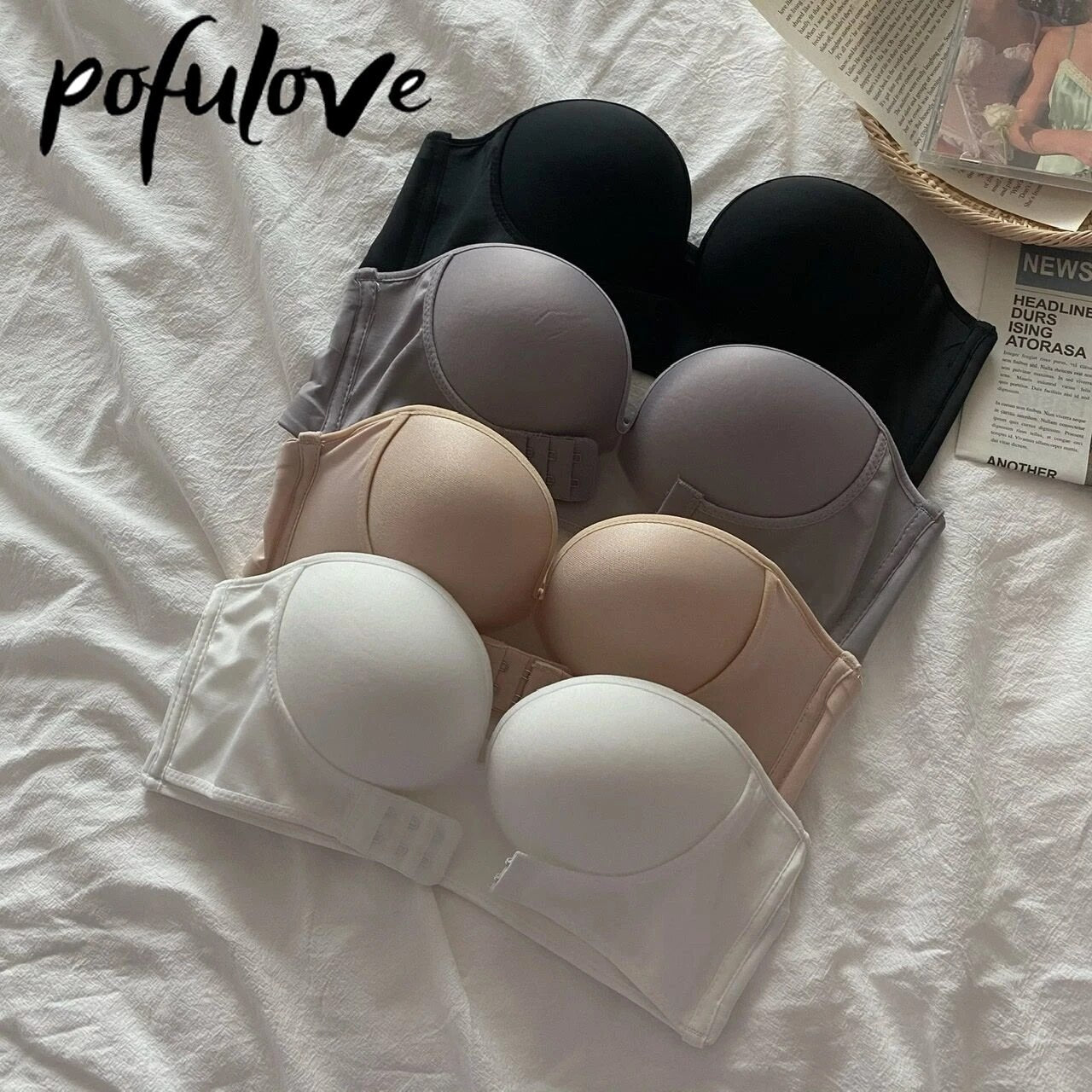 UrbanVibe™ Front Closure Sexy Push Up Bra