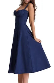 UrbanVibe™ FLORAL MIDRIFF WAIST SHAPER DRESS
