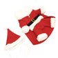 Dog Santa Claus outfit