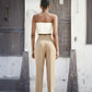 High waist tailored pants