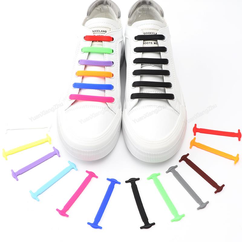 UrbanVibe™ Silicone Shoelaces  No Tie Shoe Laces