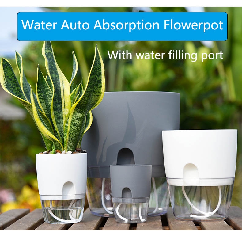 UrbanVibe™ Self Watering Flowerpot