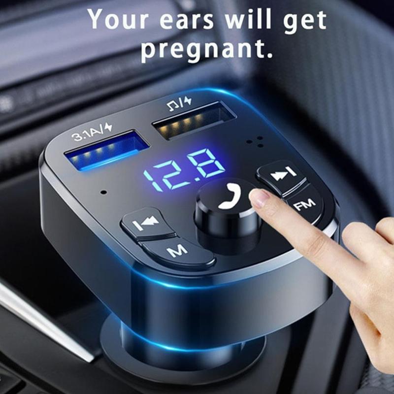 UrbanVibe™ New fashion car Bluetooth MP3 hands-free