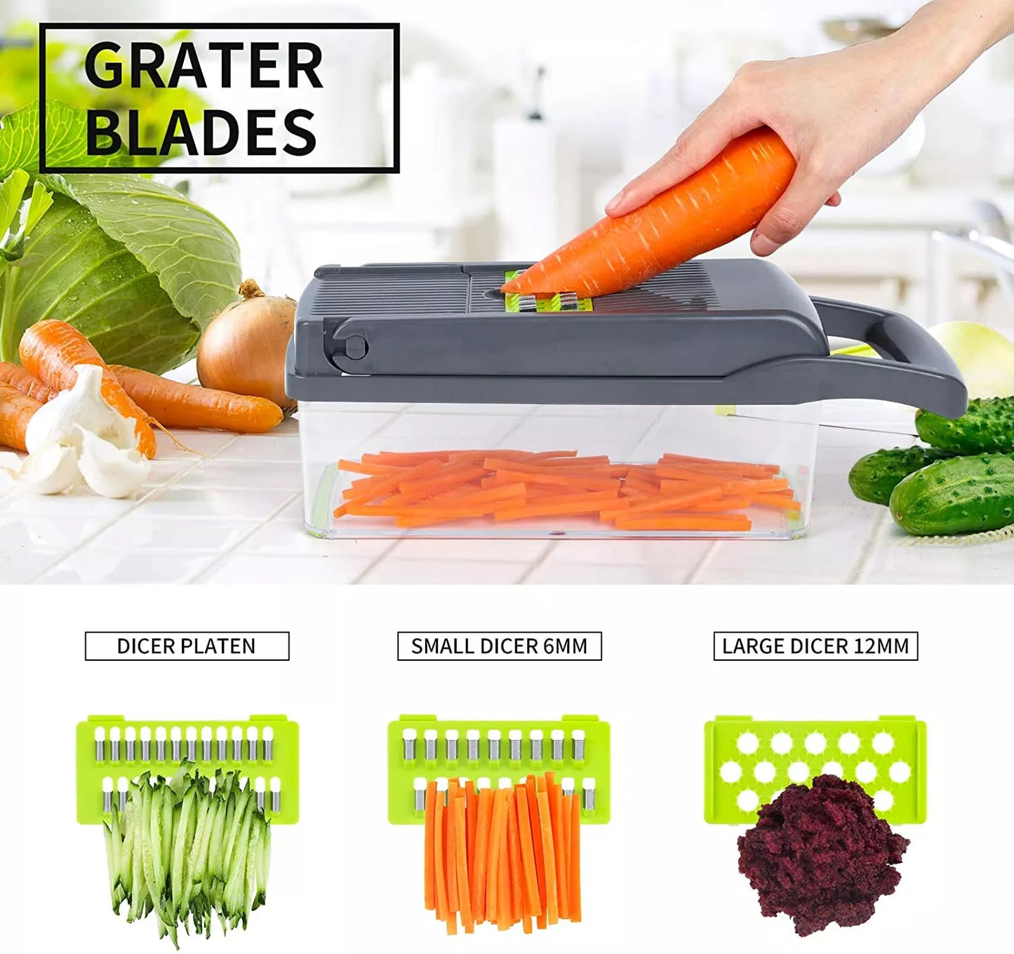 UrbanVibe™ 14-In-1 Multifunctional Vegetable Chopper