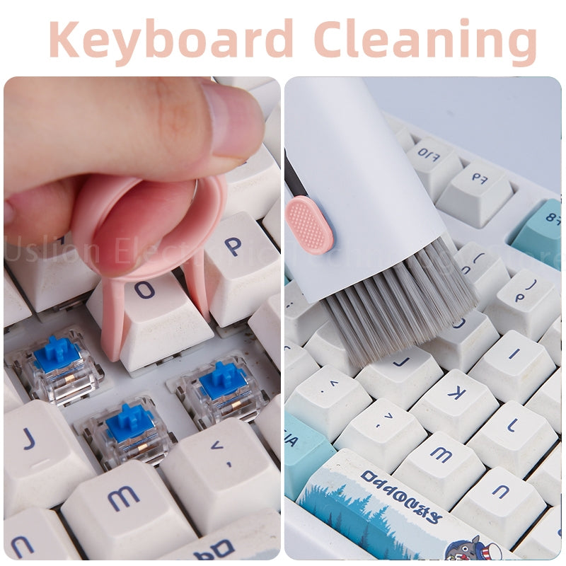 UrbanVibe™ 7-in-1 Computer Keyboard Cleaner Brush Kit